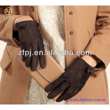 ZF4005 Fashion Lady pig grain leather gloves